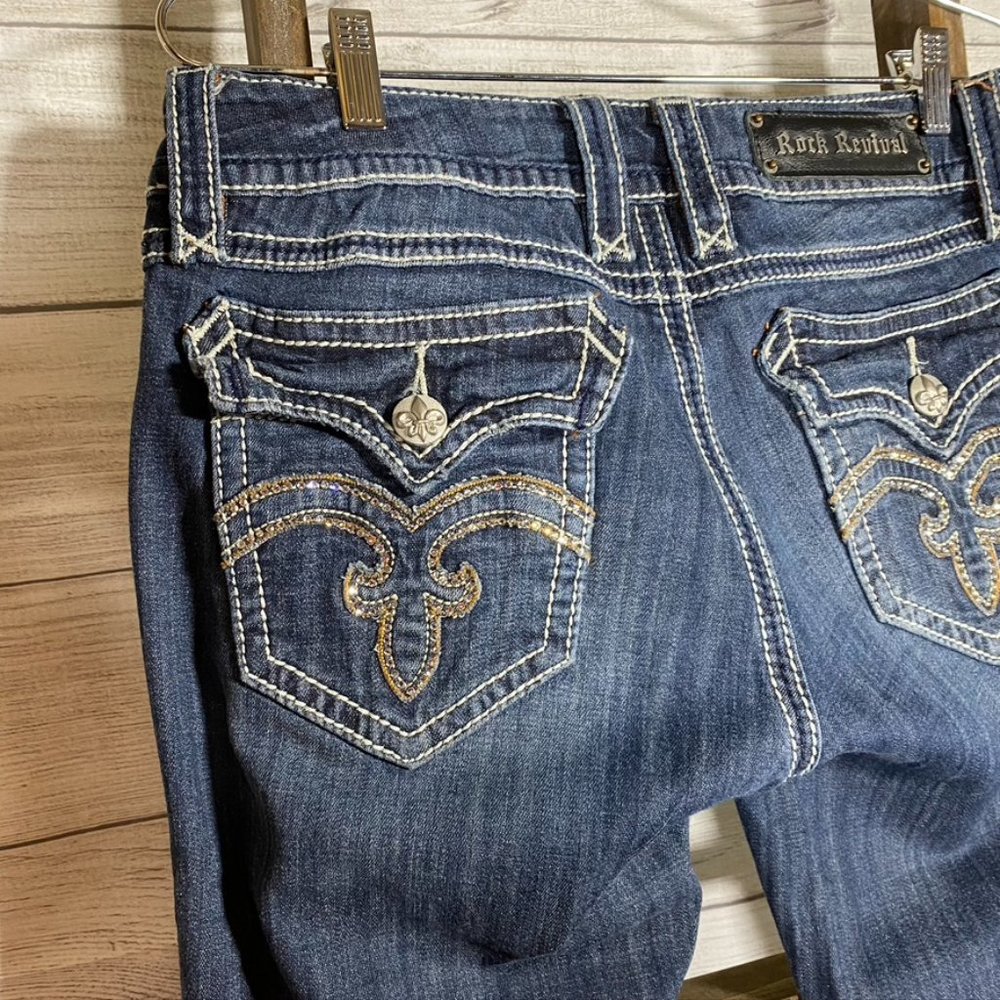 NWOT Rock Revival- Size 30 DEBBIE STRAIGHT - Picture 8 of 9